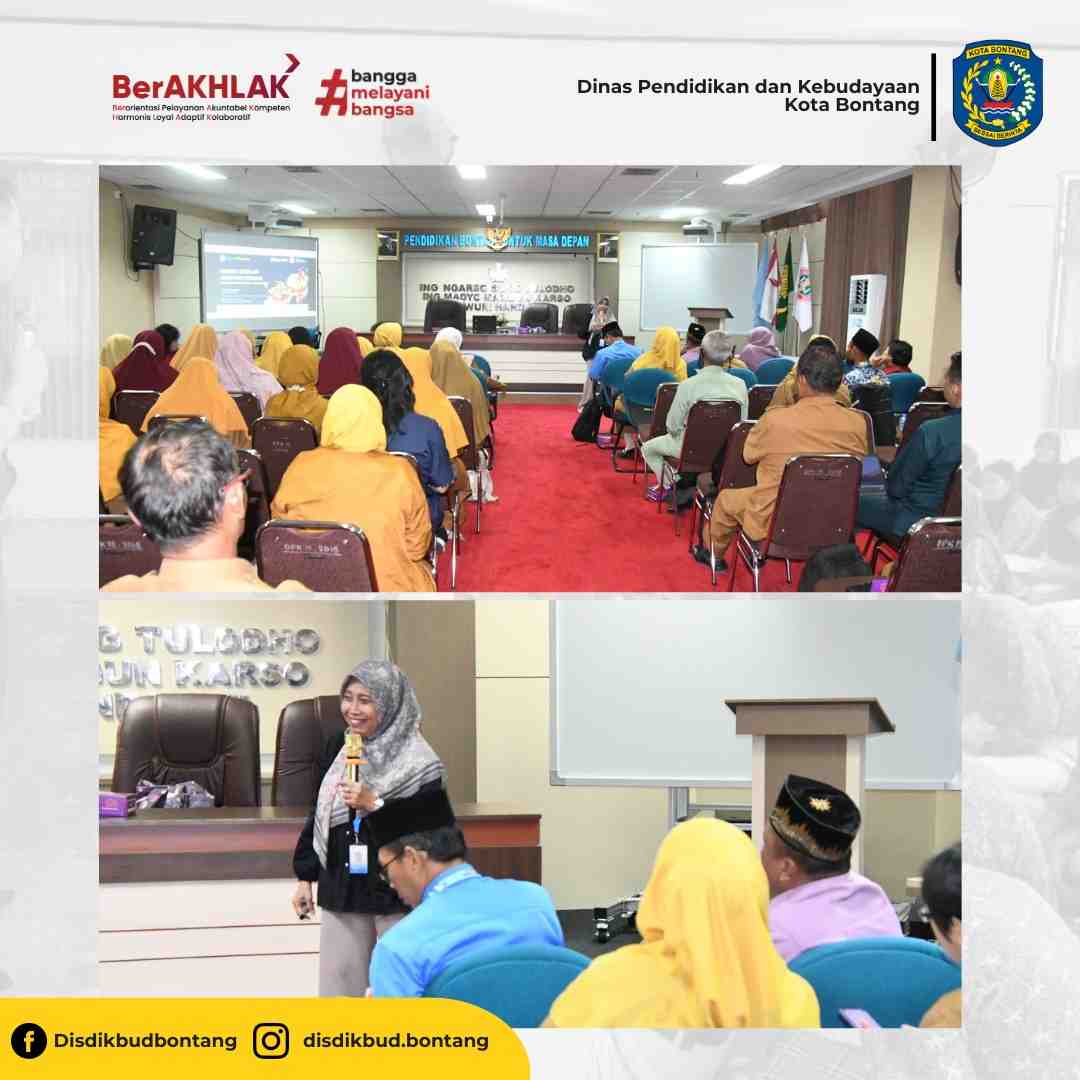 Dinas Pendidikan dan Kebudayaan Kota Bontang Gelar Sosialisasi Permendikdasmen Nomor 6 Tahun 2026 tentang Budaya Sekolah Aman dan Nyaman